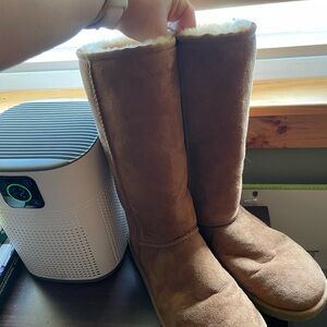 Cozy Brown Shearling Boots